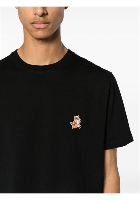 speedy fox patch man black MAISON KITSUNÉ | MM00125KJ0008P199
